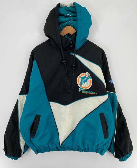 90’s DOLPHINS Size L NFL Nylon Padded Jacket / E1740N