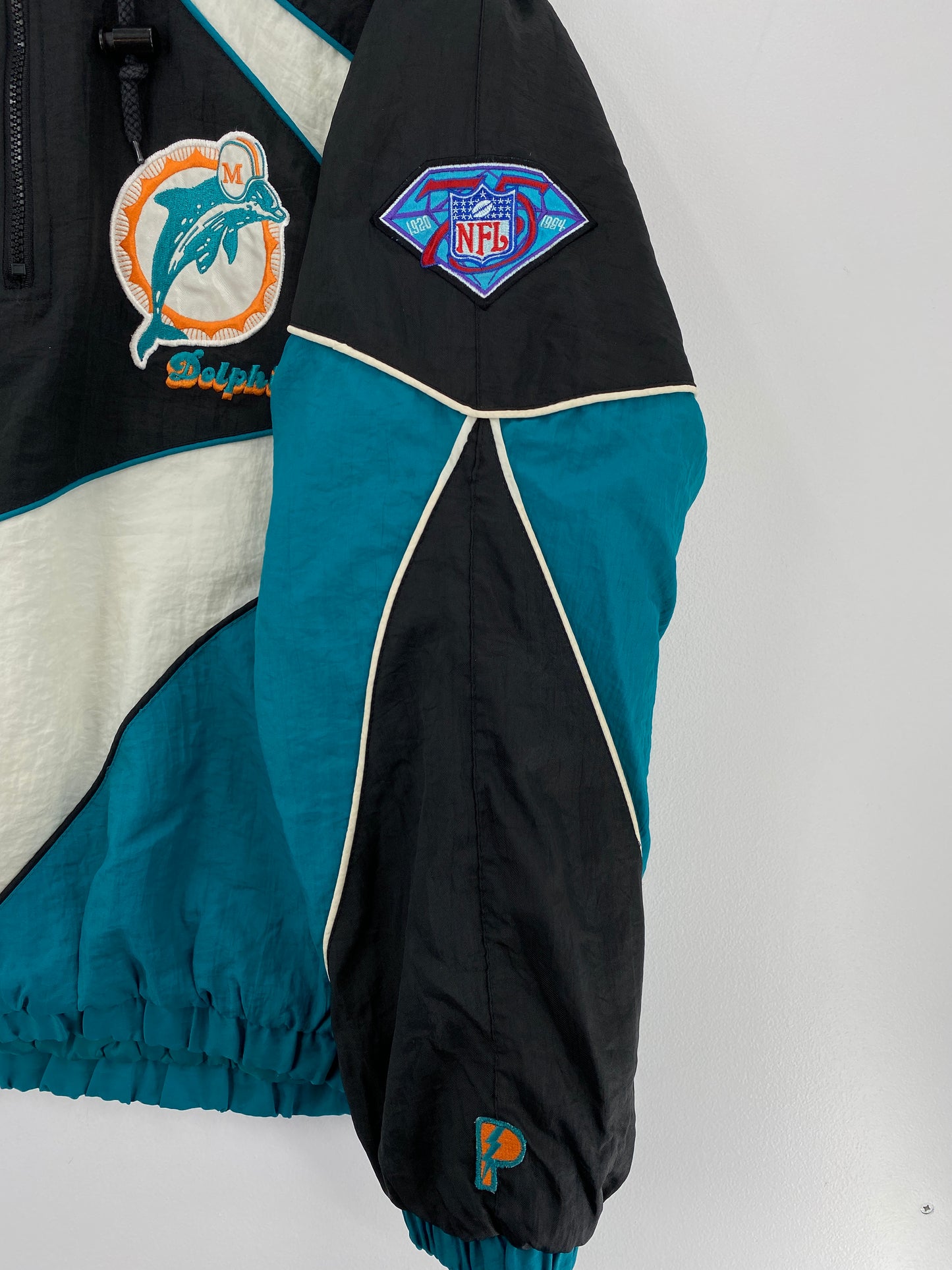 90’s DOLPHINS Size L NFL Nylon Padded Jacket / E1740N