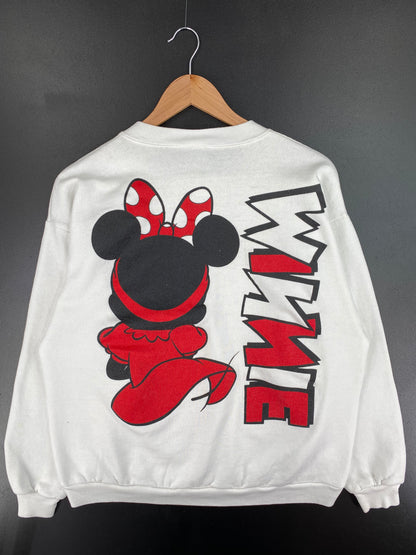 80’s DISNEY MINNE MOUSE Made in USA Size XL Vintage Sweat-Shirt / A1434