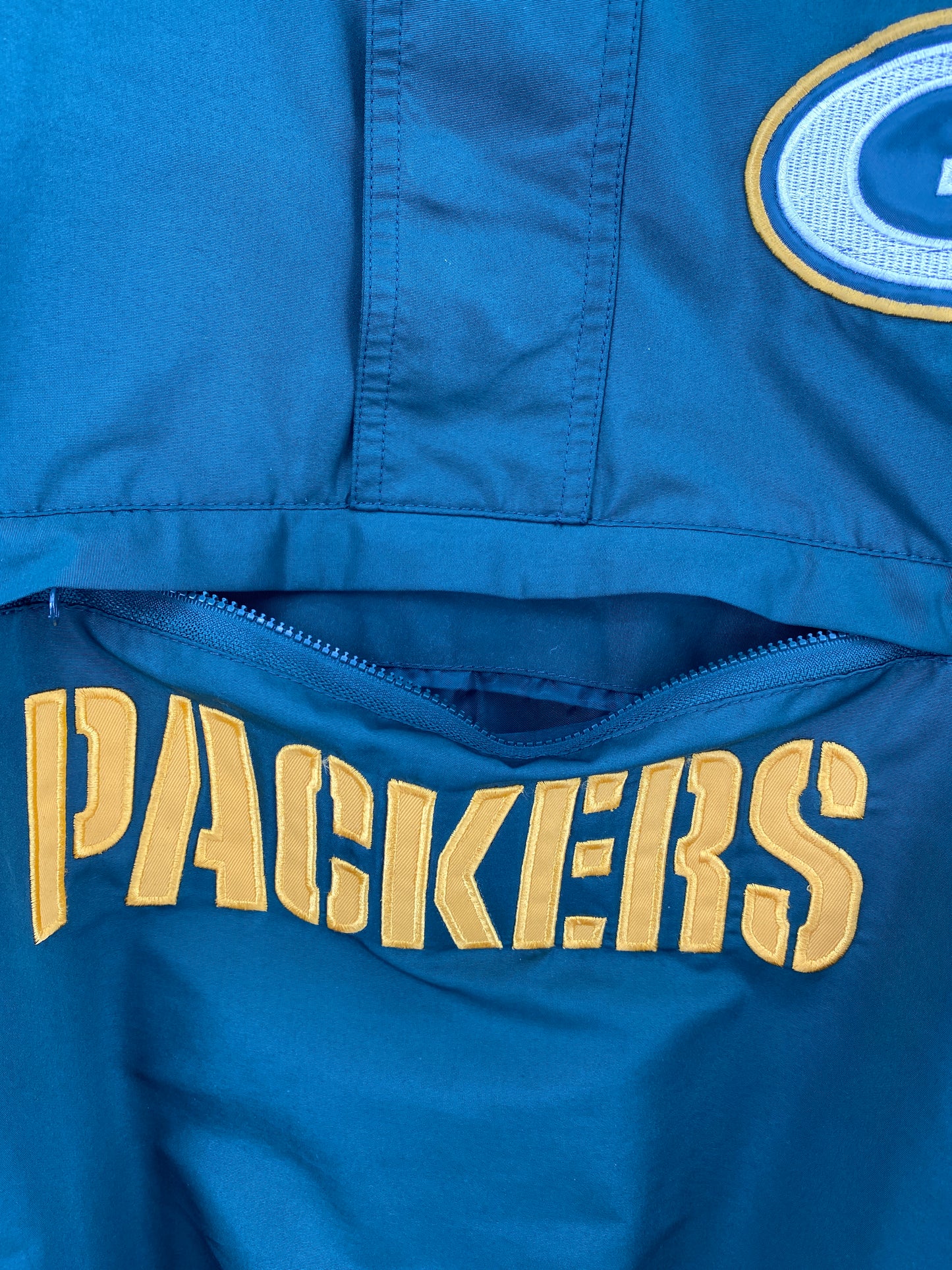 Vintage PACKERS Size XL NFL Nylon Padded Jacket / E1744N