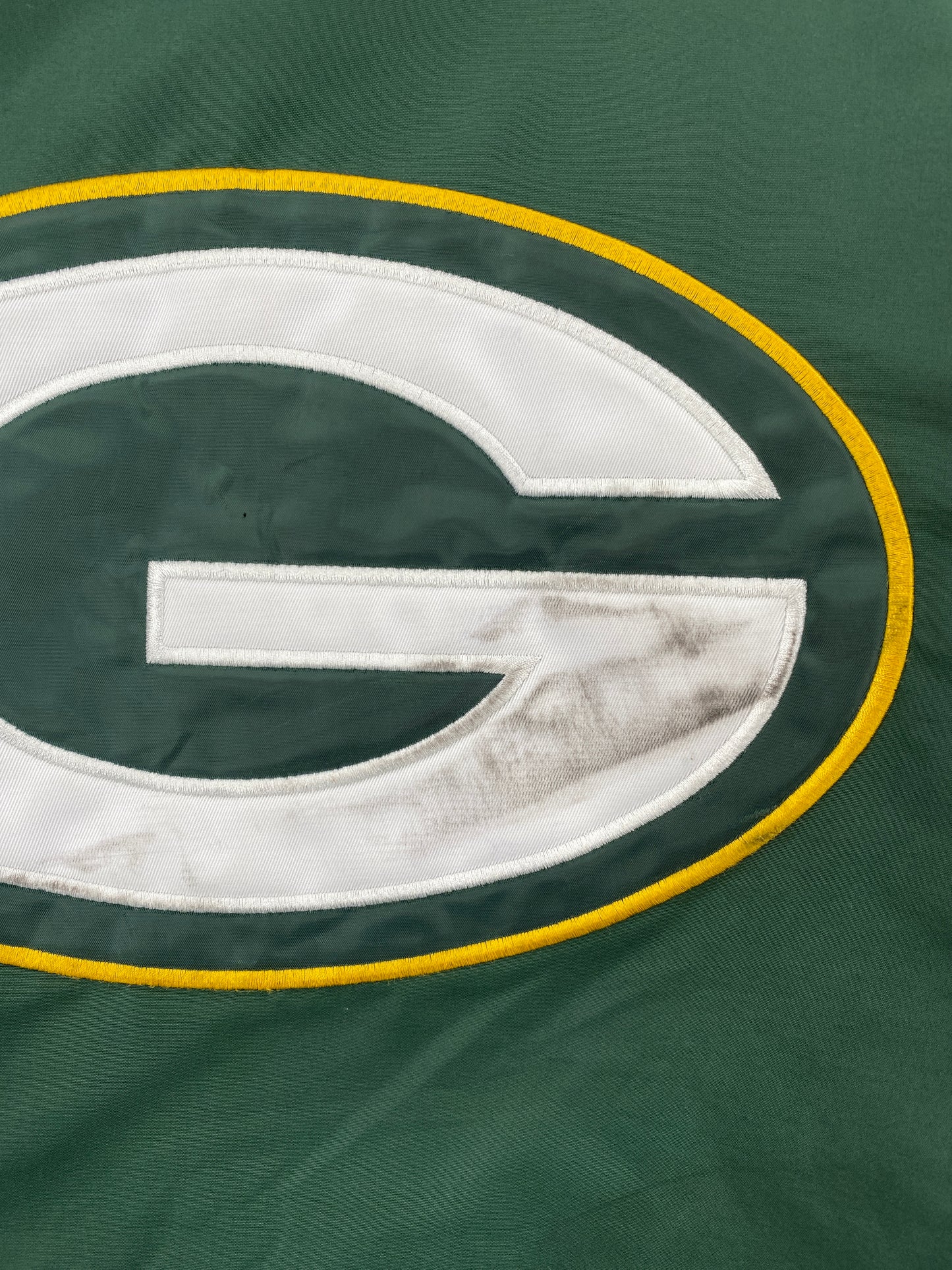 Vintage PACKERS Size XL NFL Nylon Padded Jacket / E1744N