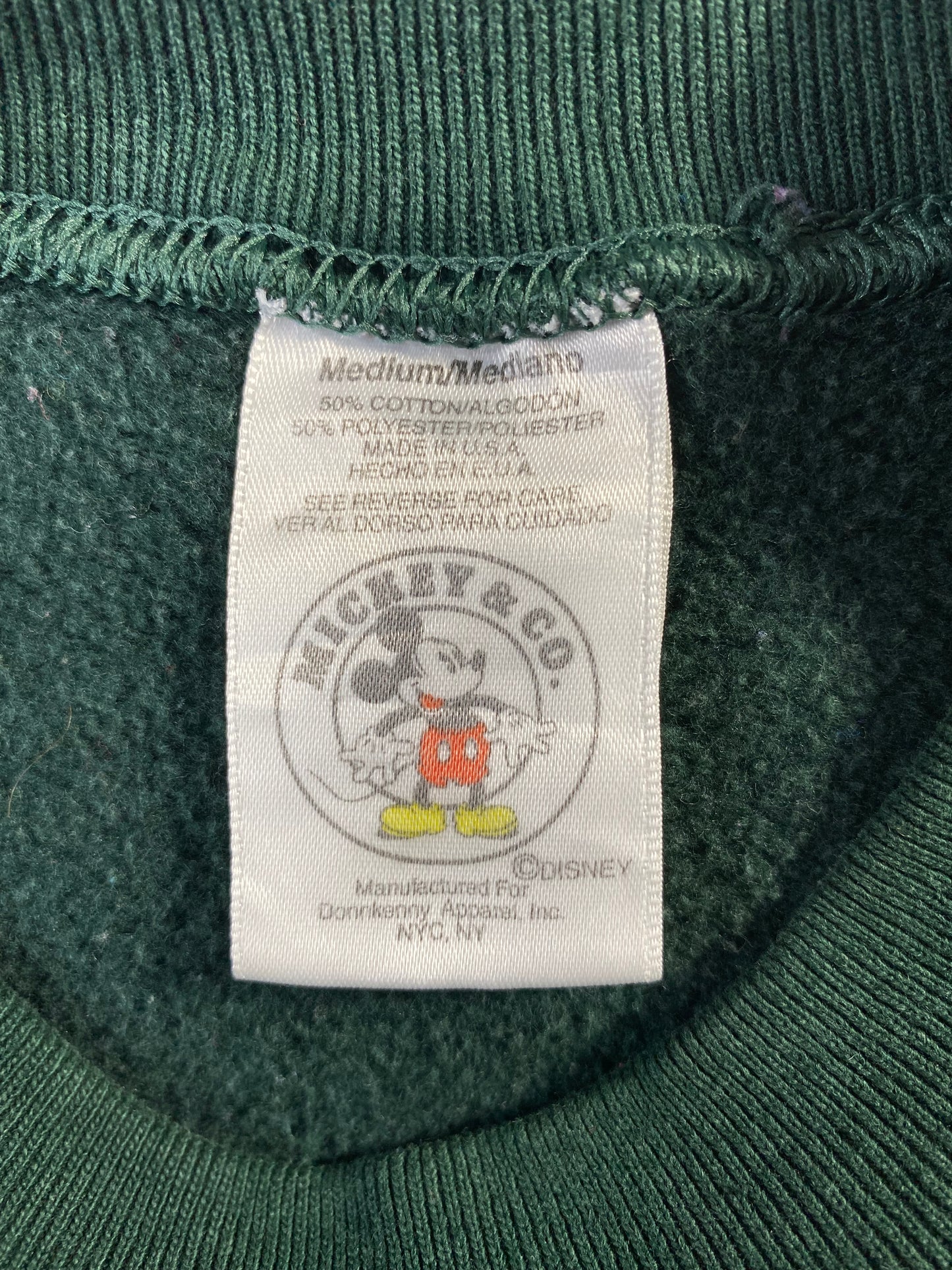 90's DISNEY MICKEY Made in USA Size M Vintage Sweat-Shirt / A1437