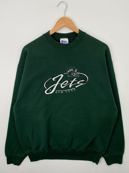 90's NEY YORK JETS Made in USA Size XL Vintage NFL Sweat-shirt / A1441