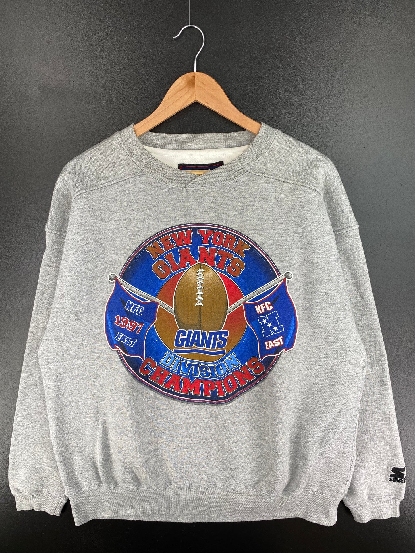 90's STARTER x NEW YORK GIANTS Size L Vintage NFL Sweat-shirt / A1446