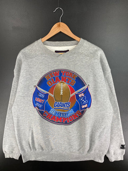 90's STARTER x NEW YORK GIANTS Size L Vintage NFL Sweat-shirt / A1446