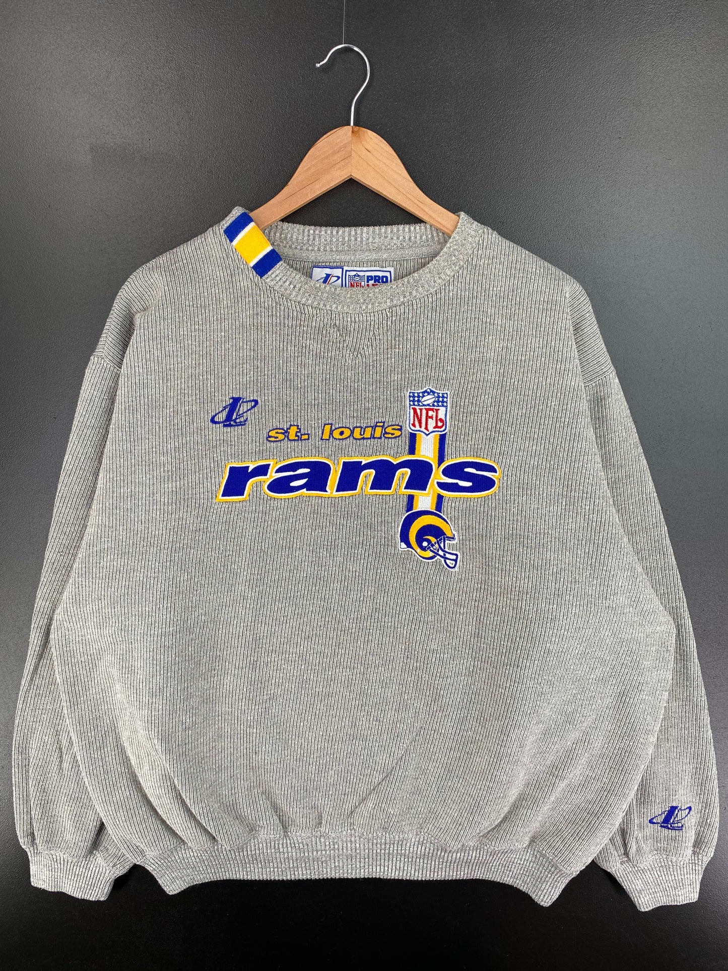 Vintage ST. LOUIS RAMS Size XL Vintage NFL Sweat-shirt / A1447
