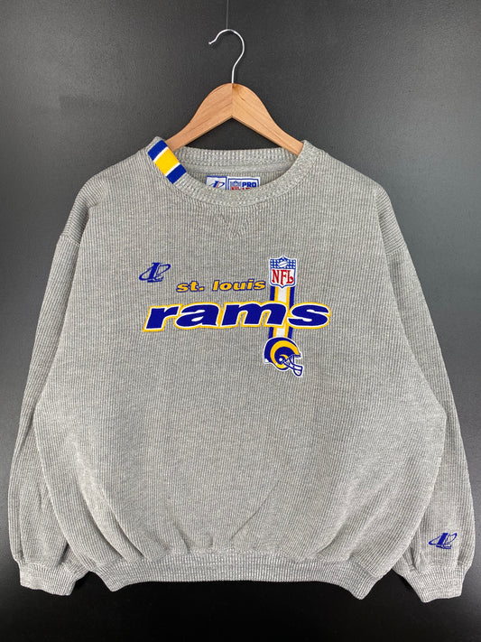 Vintage ST. LOUIS RAMS Size XL Vintage NFL Sweat-shirt / A1447