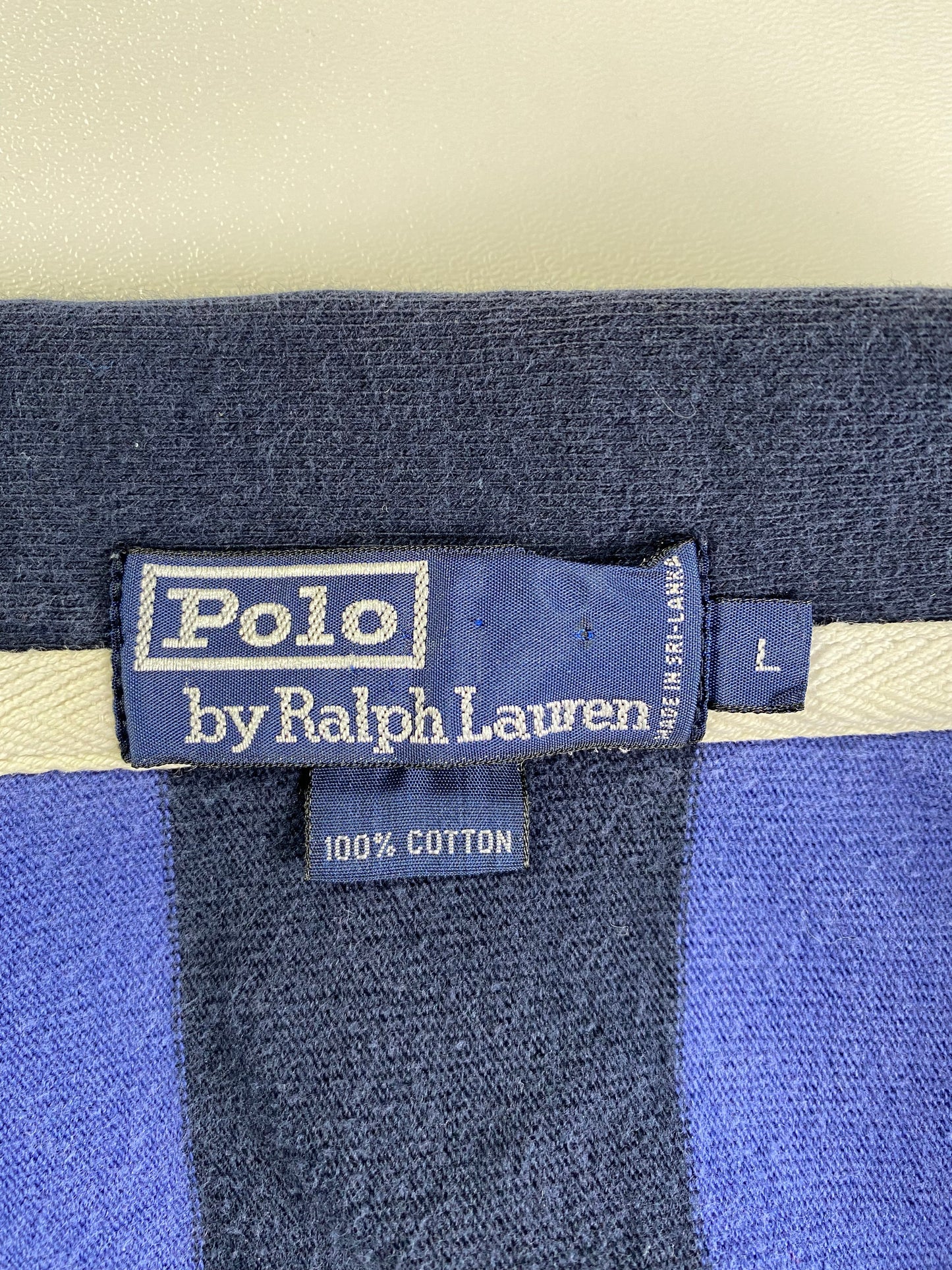 90's POLO RALPH LAUREN Size L Vintage Rugby shirt / E1489R