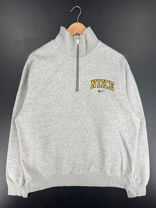 00' NIKE Size L Vintage Half Zip Sweat-Shirt / E3879S