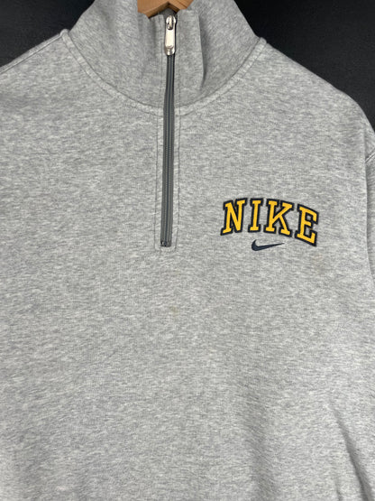 00' NIKE Size L Vintage Half Zip Sweat-Shirt / E3879S