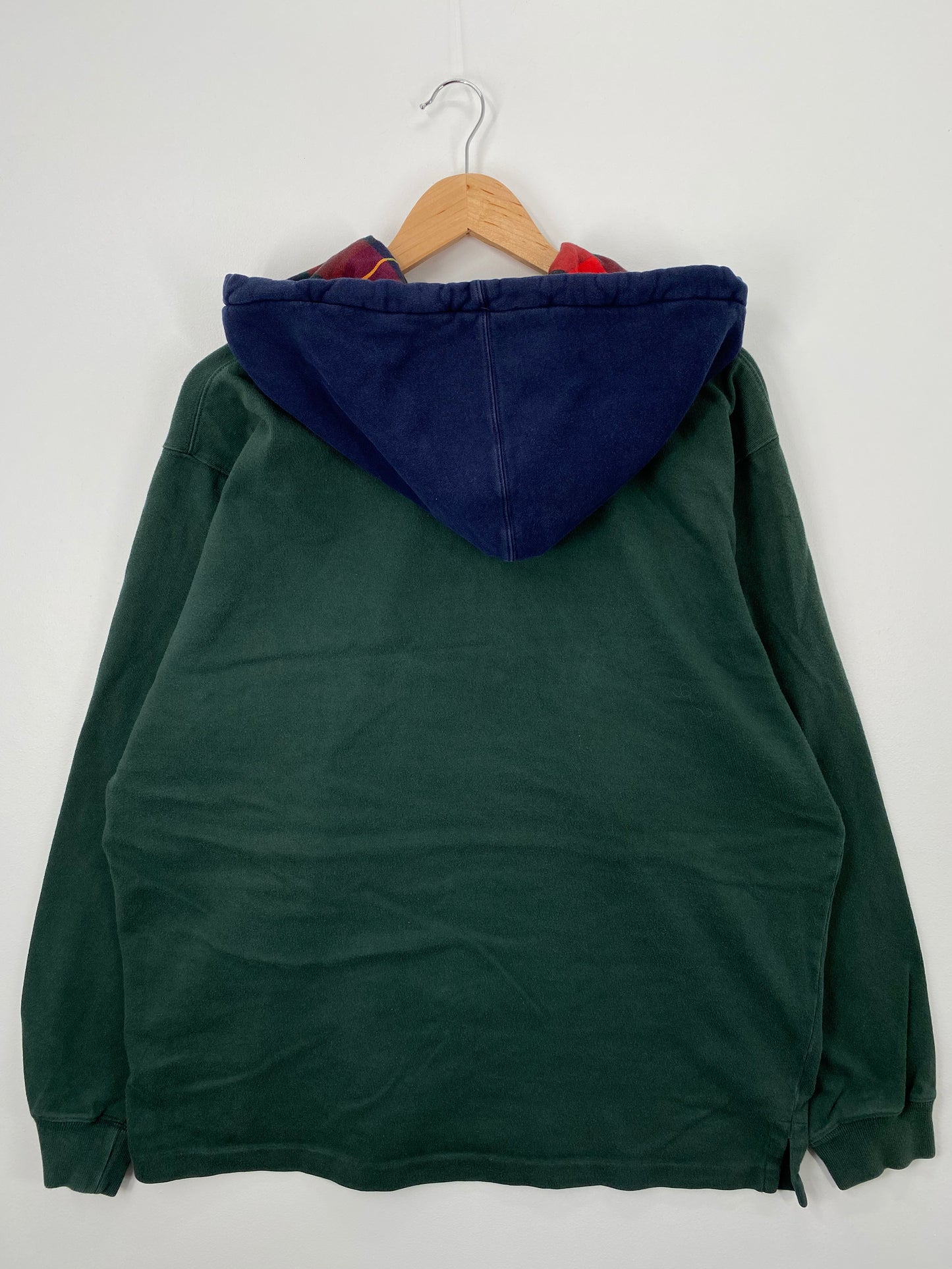 90's POLO RALPH LAUREN Size L Vintage Hoodie Rugby shirt / A1474