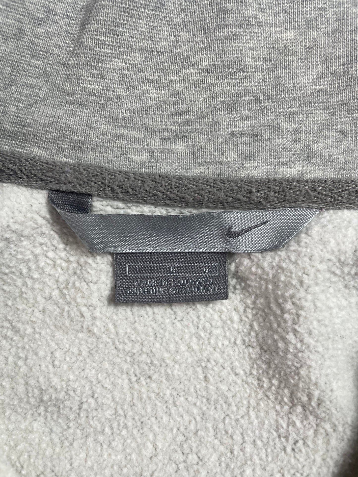 00' NIKE Size L Vintage Half Zip Sweat-Shirt / E3879S