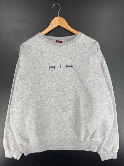 00' NIKE AIR Size XL Vintage Sweat-Shirt / E3882S