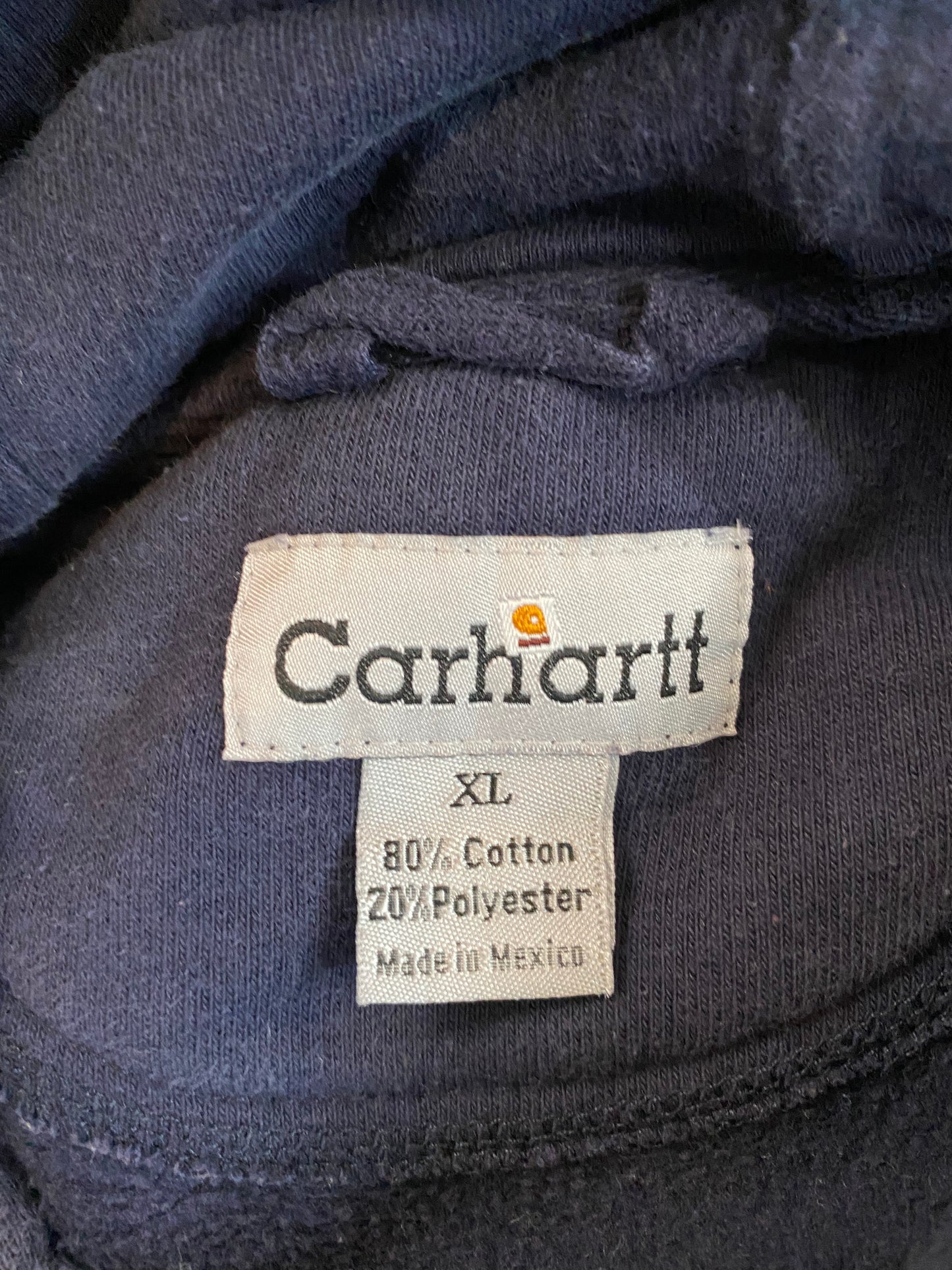 90's CARHARTT Size XL Vintage Hoodie Sweat-Shirt  / A1488