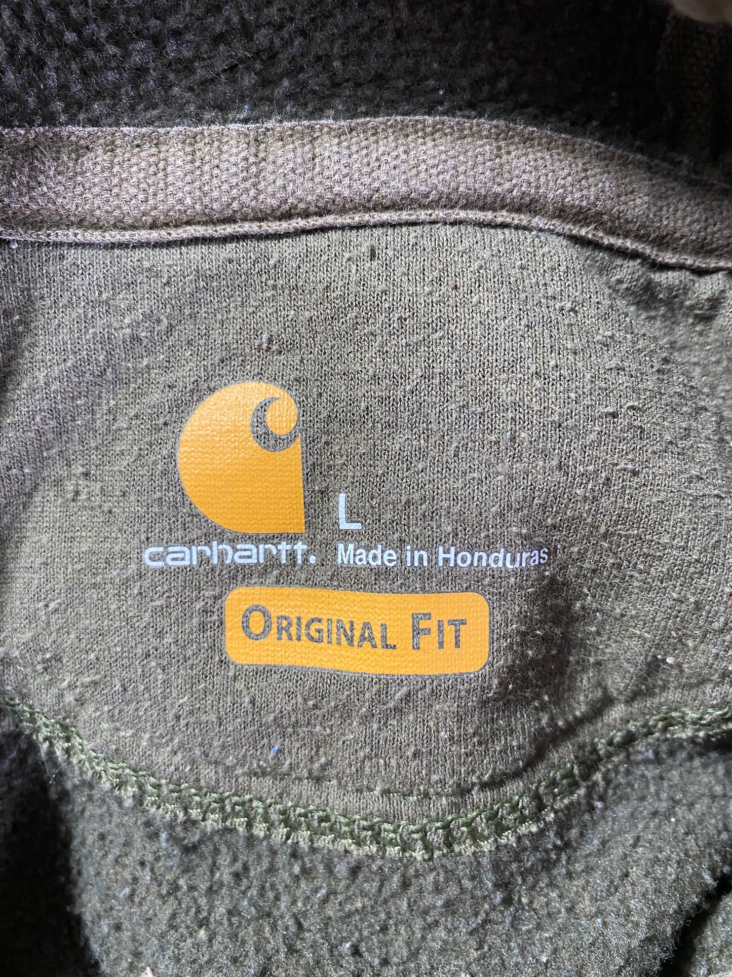 Vintage CARHARTT Size L Hoodie Sweat-Shirt  / A1489