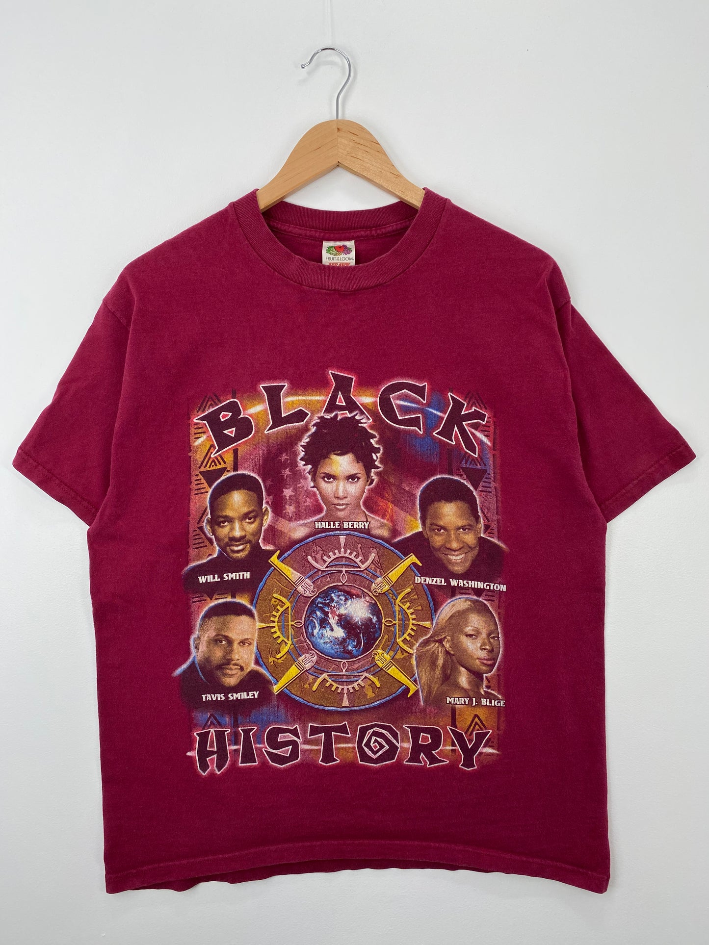 90's BLACK HISTORY Size L Vintage T-shirt / A1520