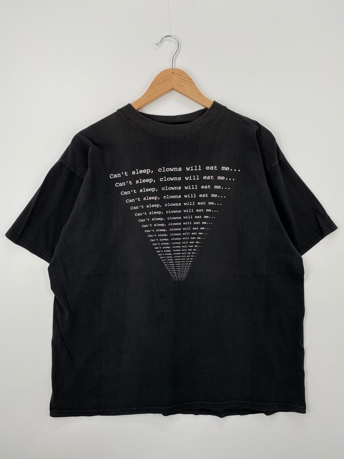90's CAN'T SLEEP, CLOWNS WILL EAT ME Size XL Vintage T-shirt / A1524