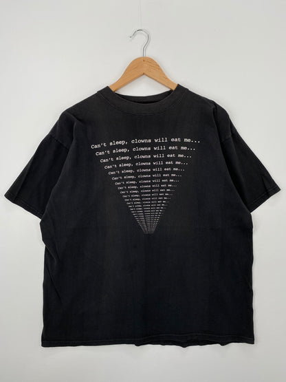 90's CAN'T SLEEP, CLOWNS WILL EAT ME Size XL Vintage T-shirt / A1524