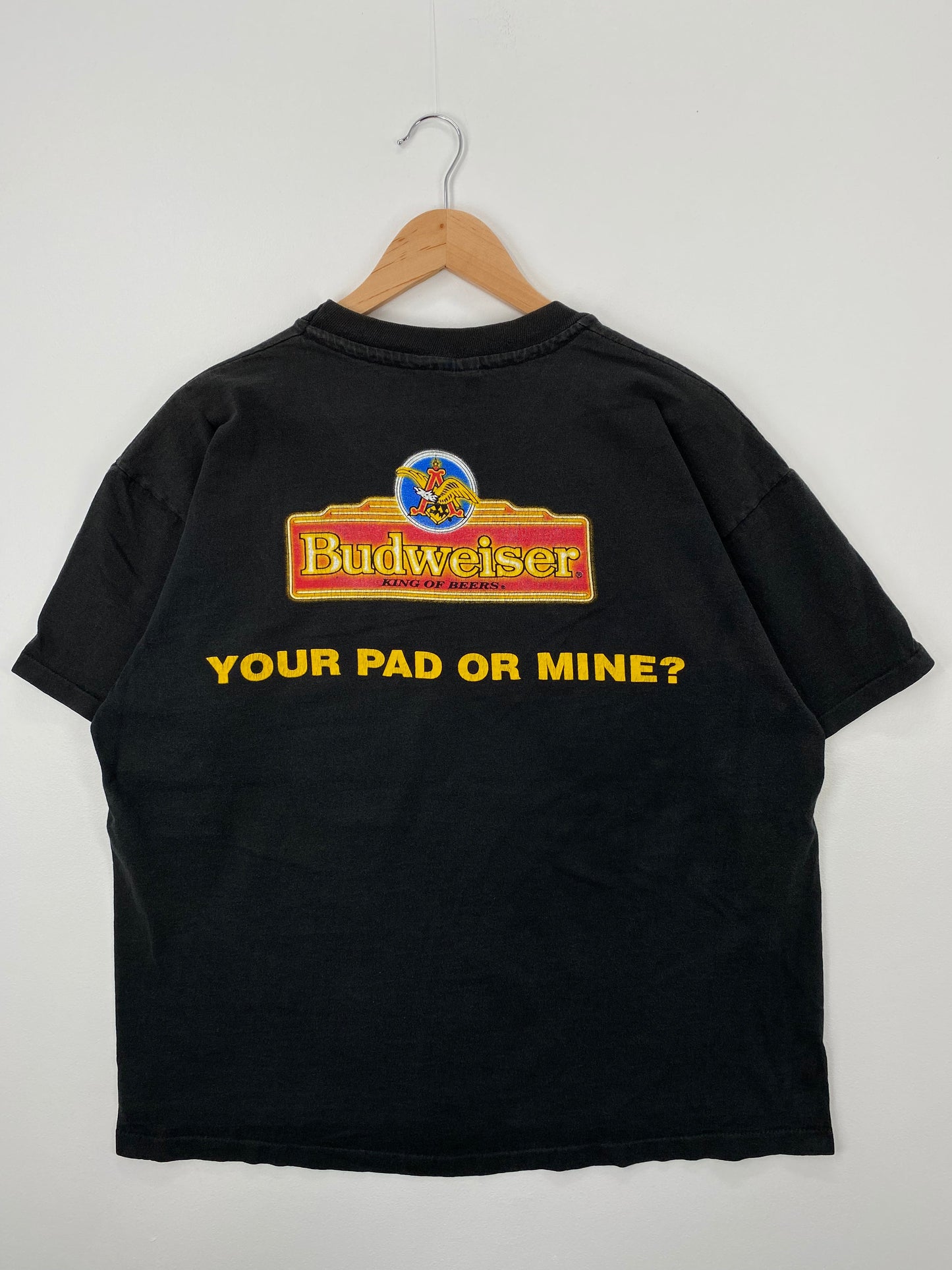 1995 BUDWEISER Made in USA Size XL Vintage T-shirt / E4094T