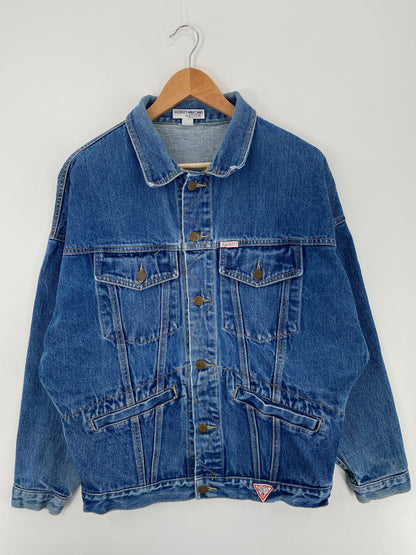 90's GUESS Made in USA Size M Vintage Denim Jacket / A1588