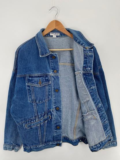 90's GUESS Made in USA Size M Vintage Denim Jacket / A1588