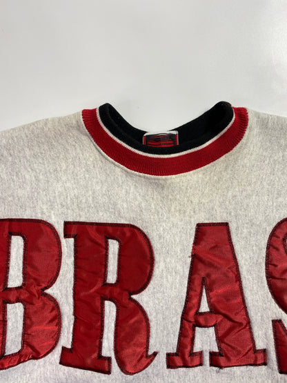 90's NEBRASKA UNIVERSITY Made in USA Size L Vintage College Sweat-Shirt / A6025