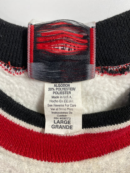 90's NEBRASKA UNIVERSITY Made in USA Size L Vintage College Sweat-Shirt / A6025