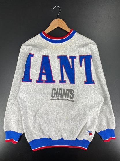 90's NEW YORK GIANTS Made in USA Size (Approx.L) Vintage NFL Sweat-Shirt / A6026