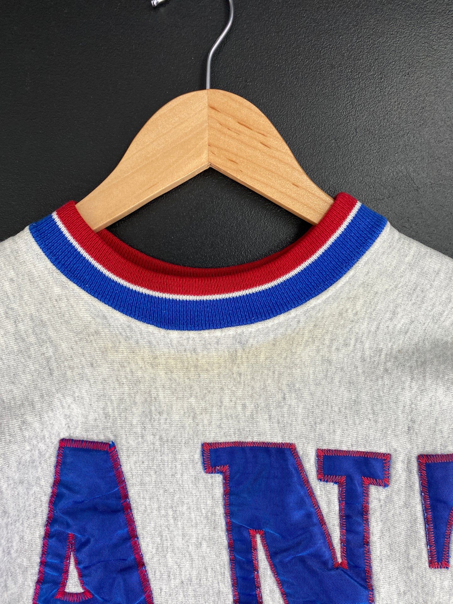 90's NEW YORK GIANTS Made in USA Size (Approx.L) Vintage NFL Sweat-Shirt / A6026