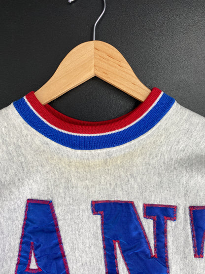 90's NEW YORK GIANTS Made in USA Size (Approx.L) Vintage NFL Sweat-Shirt / A6026