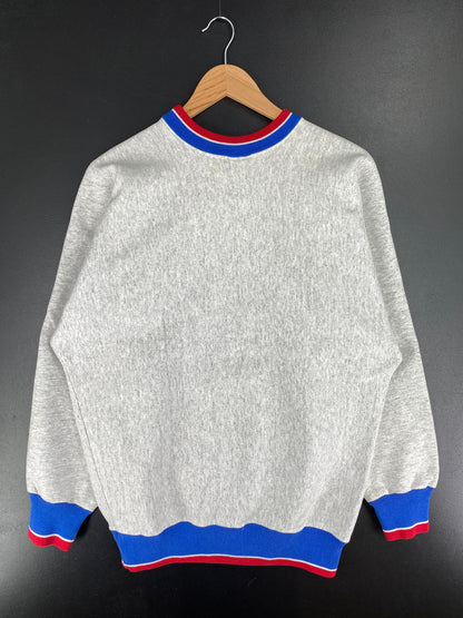 90's NEW YORK GIANTS Made in USA Size (Approx.L) Vintage NFL Sweat-Shirt / A6026