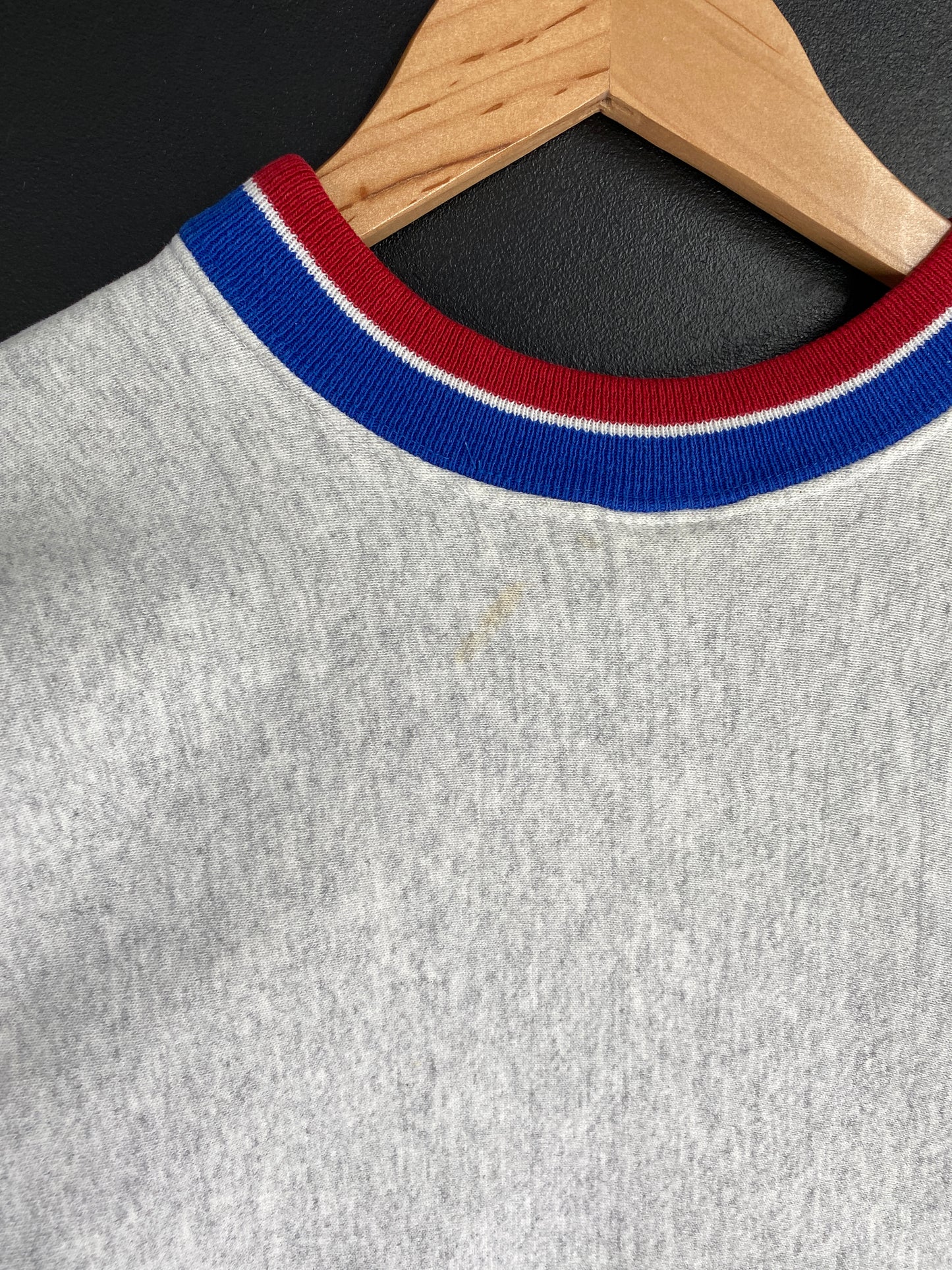 90's NEW YORK GIANTS Made in USA Size (Approx.L) Vintage NFL Sweat-Shirt / A6026