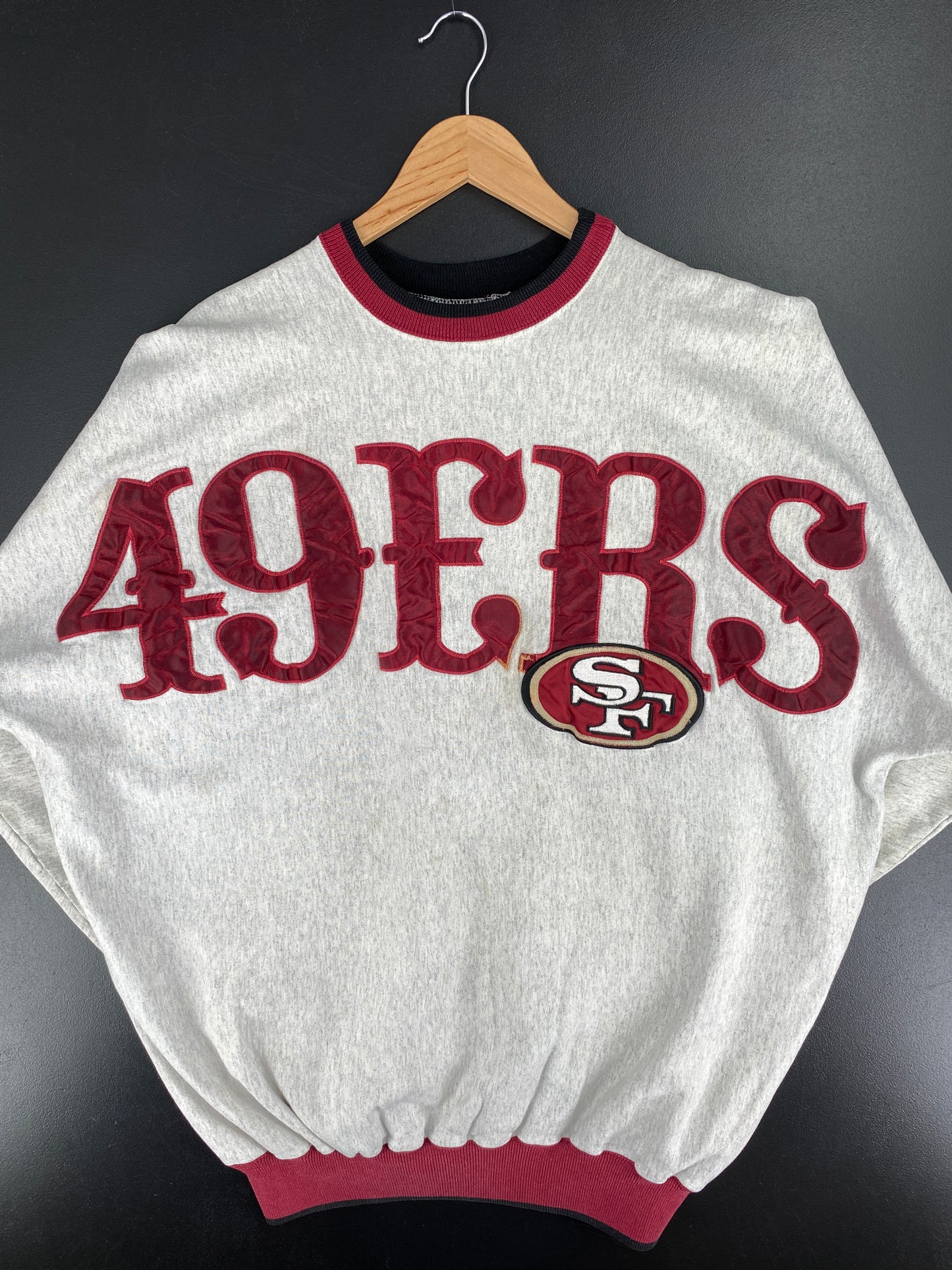 90's SAN FRANCISCO 49ERS Made in USA Size XXL Vintage NFL Sweat-Shirt / A6027