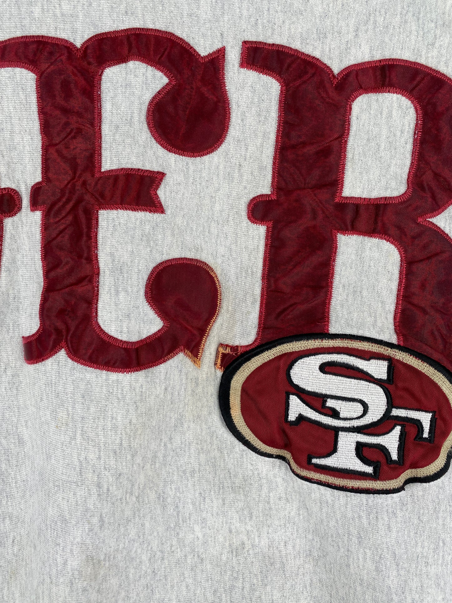90's SAN FRANCISCO 49ERS Made in USA Size XXL Vintage NFL Sweat-Shirt / A6027