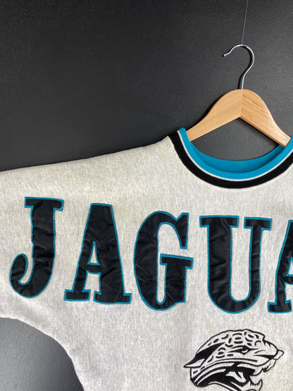 90's JACKSONVILLE JAGUARS Made in USA Size No Tag (Approx.L) Vintage NFL Sweat-Shirt / A6028