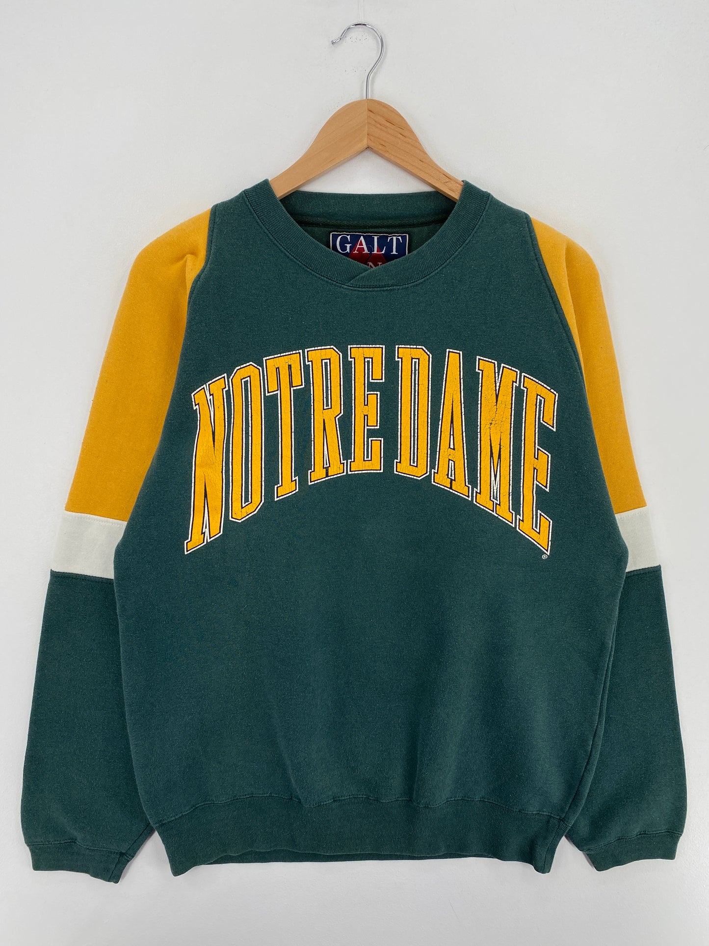 Vintage NOTRE DAME UNIVERSITY Size S Vintage College Sweat-Shirt / A6030