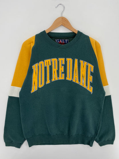 Vintage NOTRE DAME UNIVERSITY Size S Vintage College Sweat-Shirt / A6030
