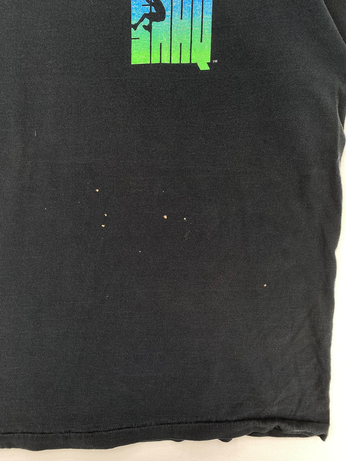 90's Reebok SHAQ Made in USA Size L Vintage NBA T-shirt / A1724