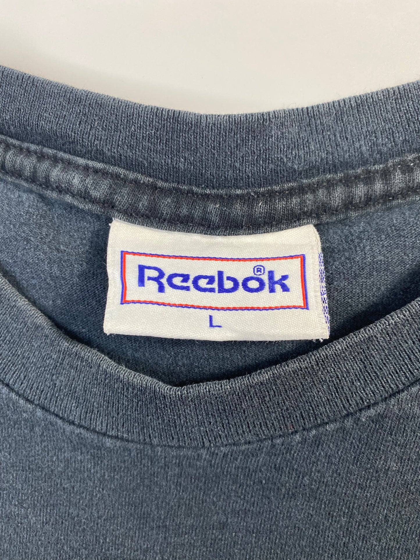 90's Reebok SHAQ Made in USA Size L Vintage NBA T-shirt / A1724