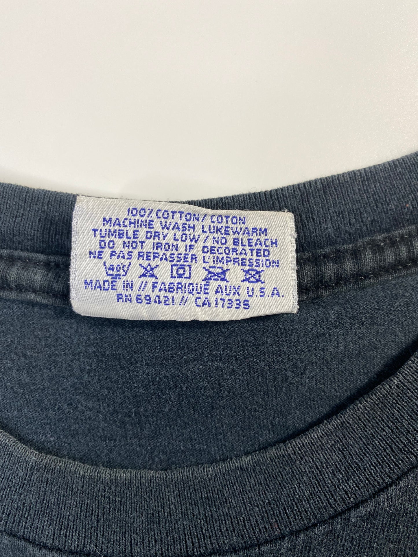 90's Reebok SHAQ Made in USA Size L Vintage NBA T-shirt / A1724