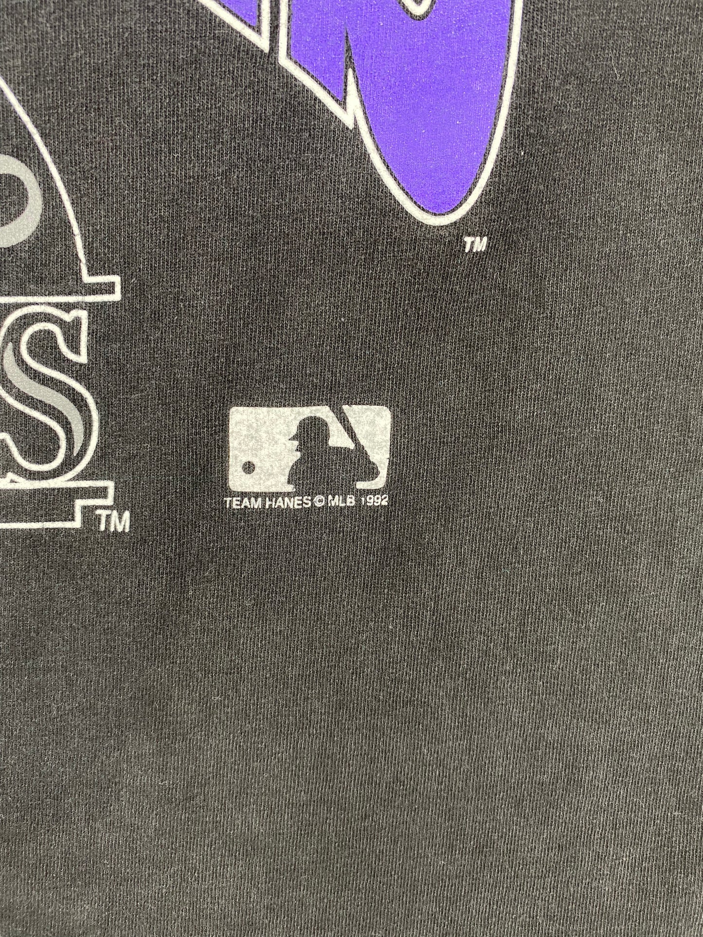 1992 COLORADO ROCKIES Made in USA Size M Vintage MLB T-shirt / A1726