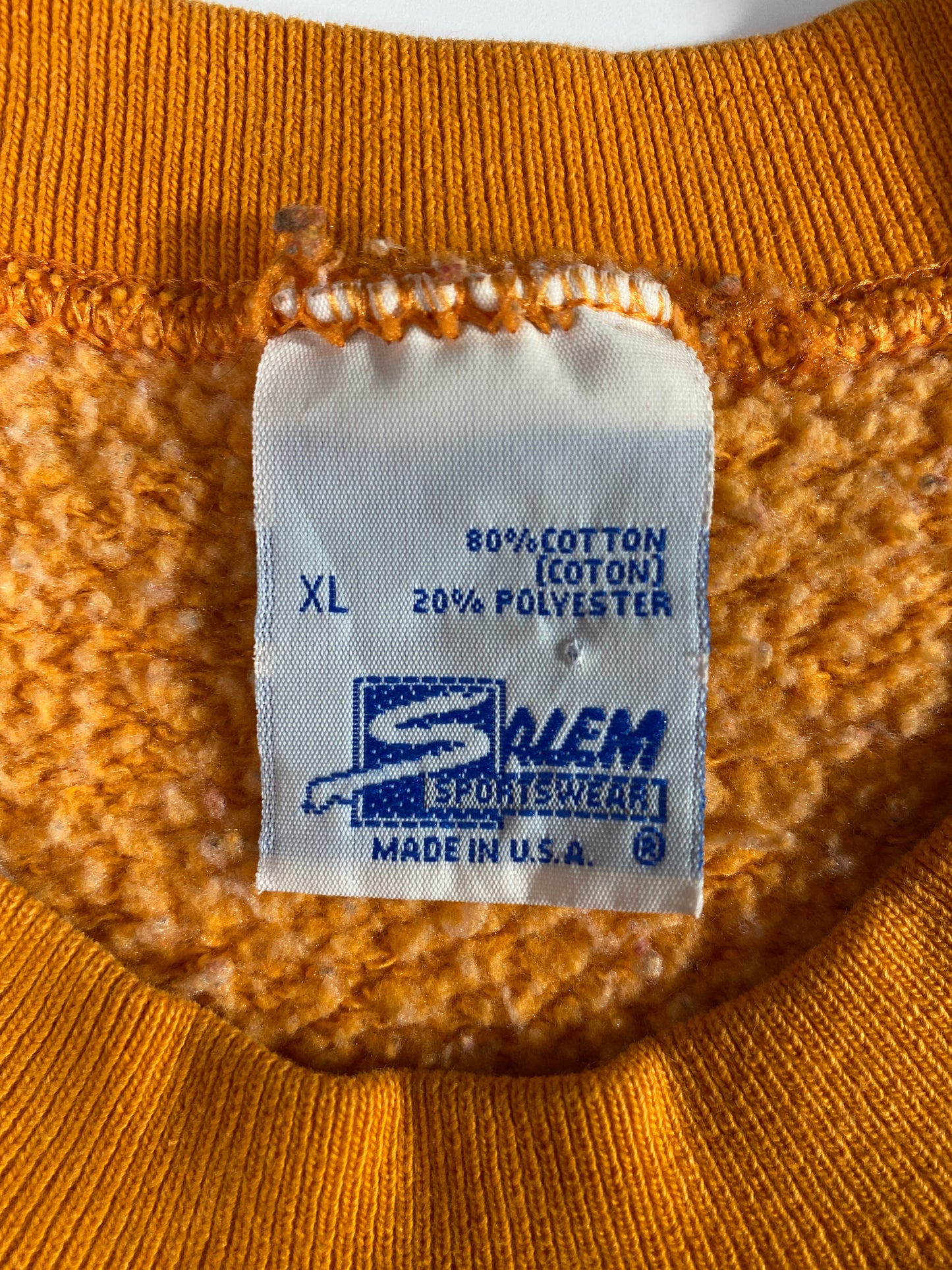 90's SALEM x TENNESSEE UNIVERSITY Made in USA Size XL Vintage College Sweat-Shirt / A6050