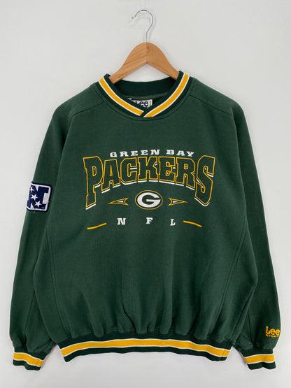 90's GREEN BAY PACKERS Size L Vintage NFL Sweat-Shirt / A6053