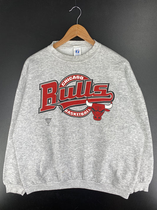 90's CHICAGO BULLS Made in USA Size XL Vintage NBA Sweat-Shirt / A6056
