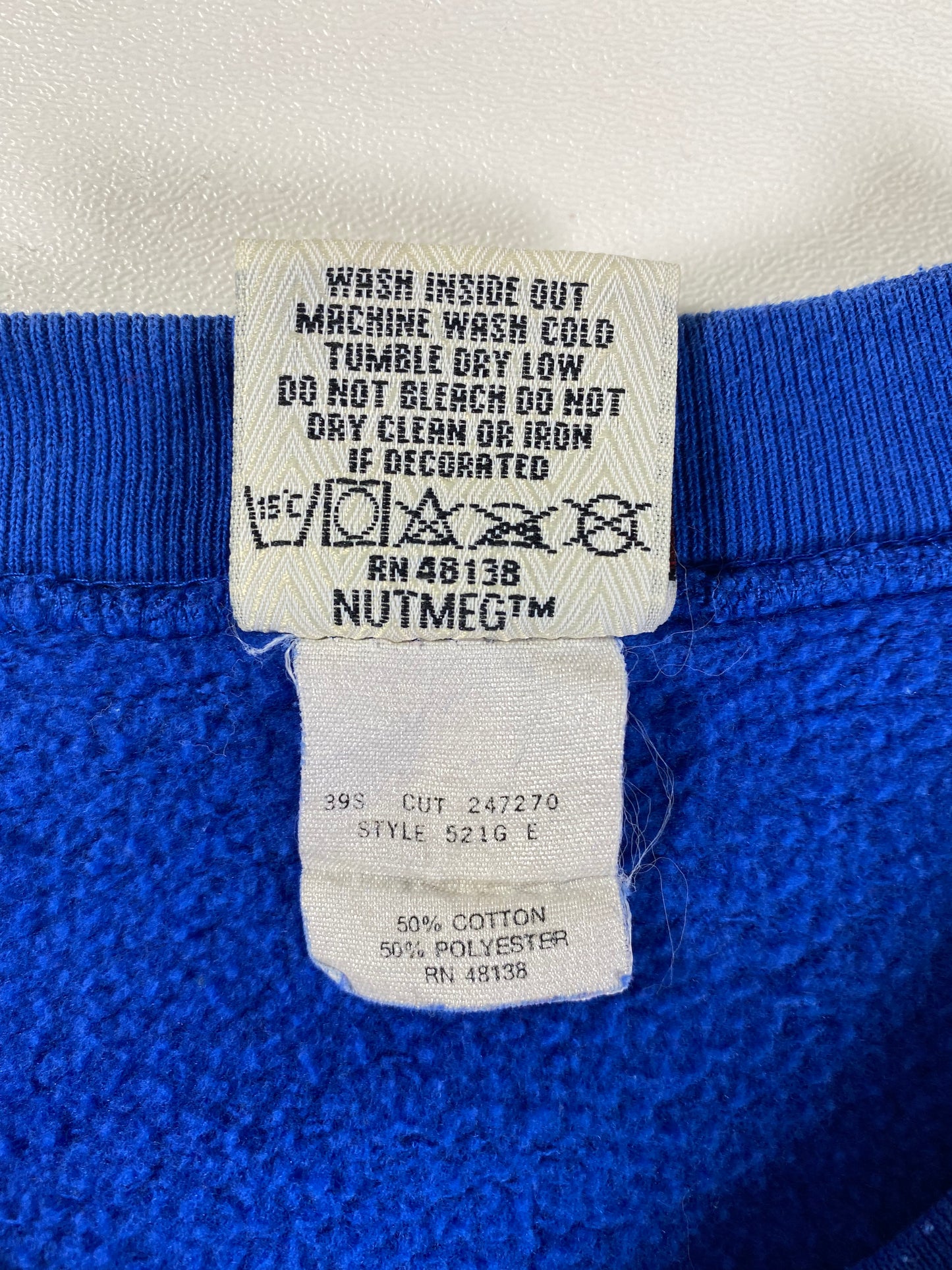 1993 NEW YORK GIANTS Made in USA Size M Vintage NFL Sweat shirt / A1737