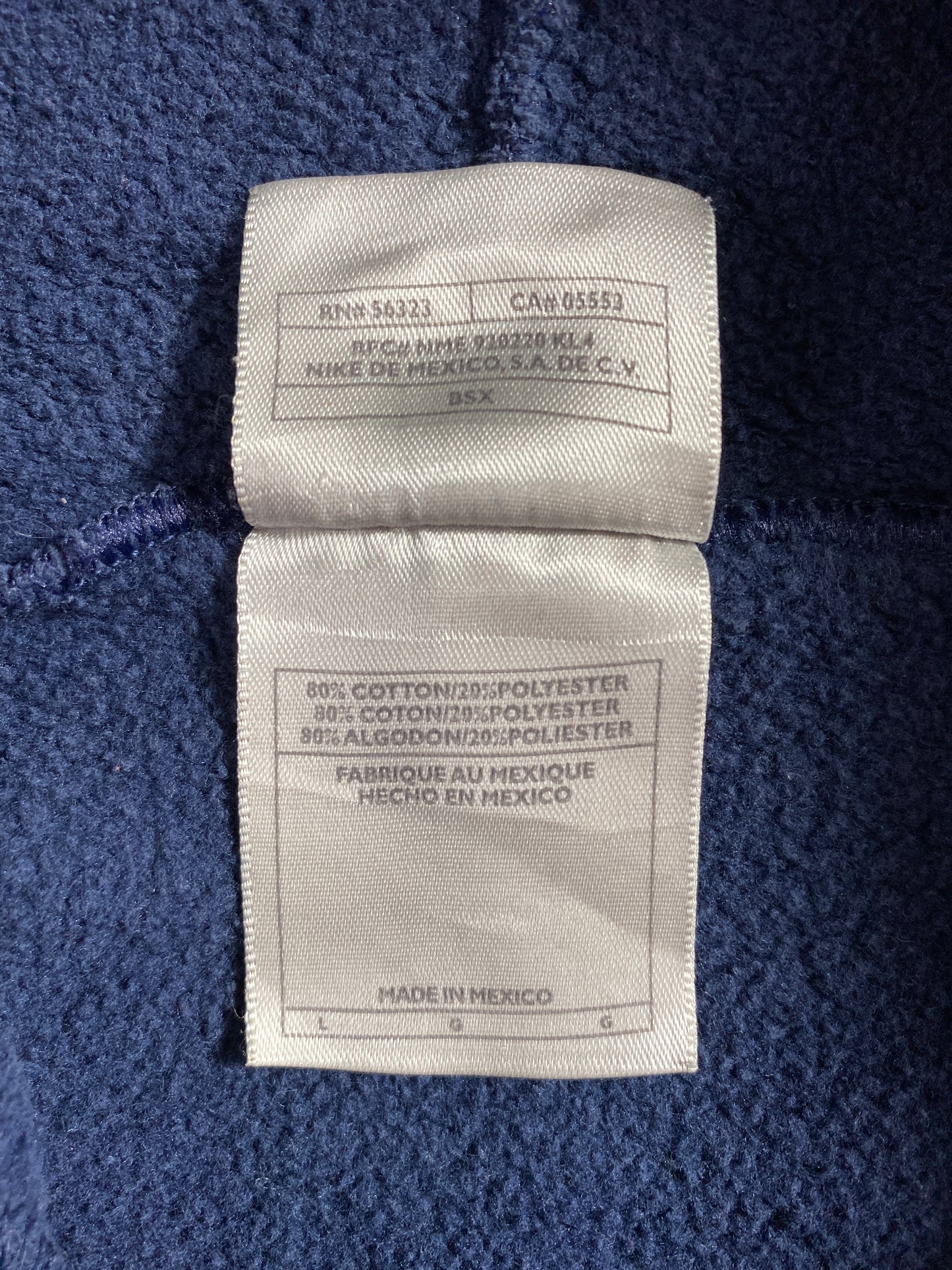 90's NIKE CENTER SWOOSH Size L Vintage Hoodie Sweat-shirt / A6068