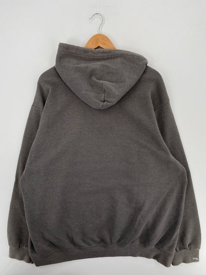 90's NIKE CENTER SWOOSH Size XXL Vintage Hoodie Sweat-shirt / A6069