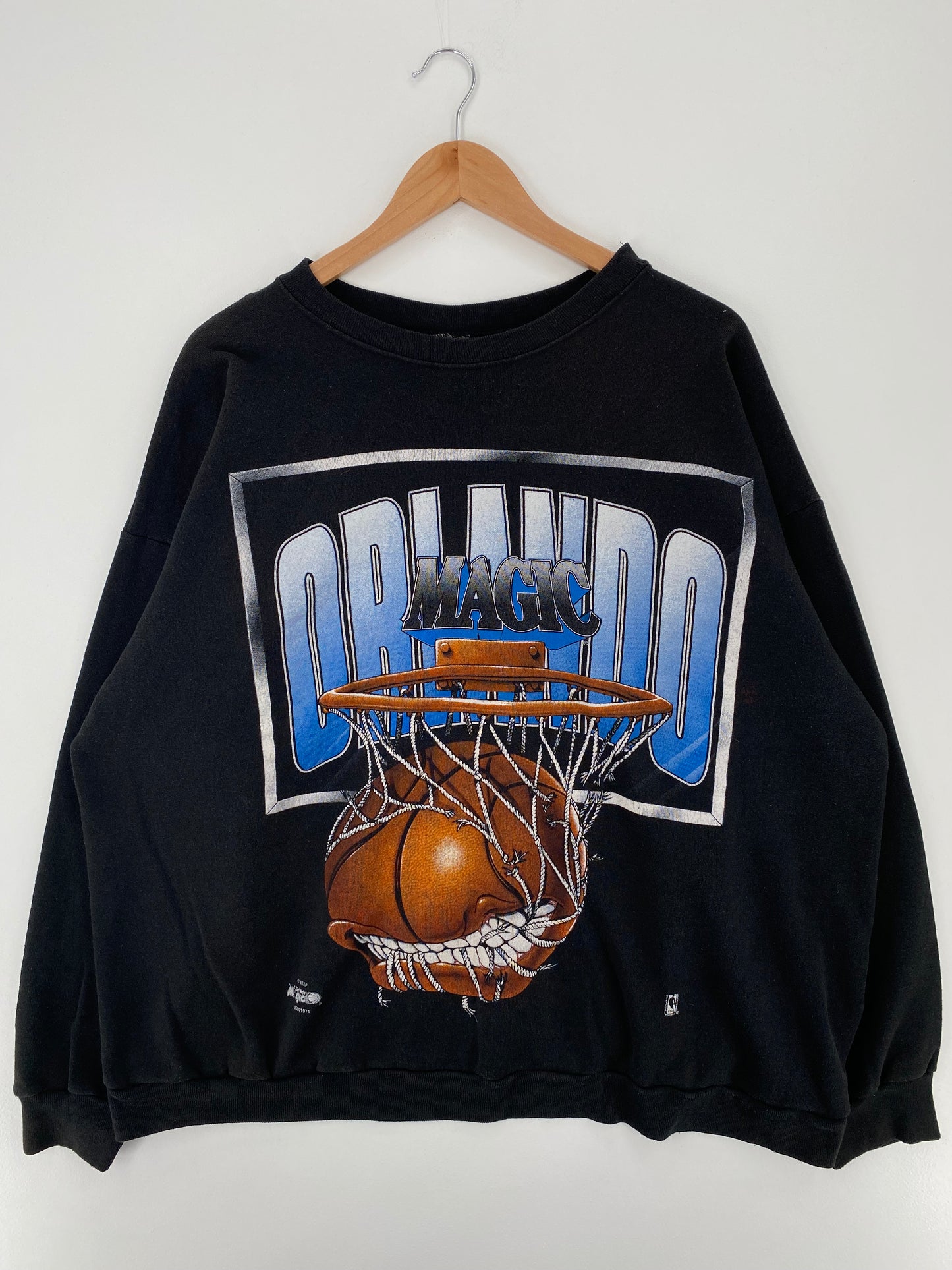 90's OLANDO MAGIC Made in USA Size XXXL Vintage NBA Sweat shirt / A1740