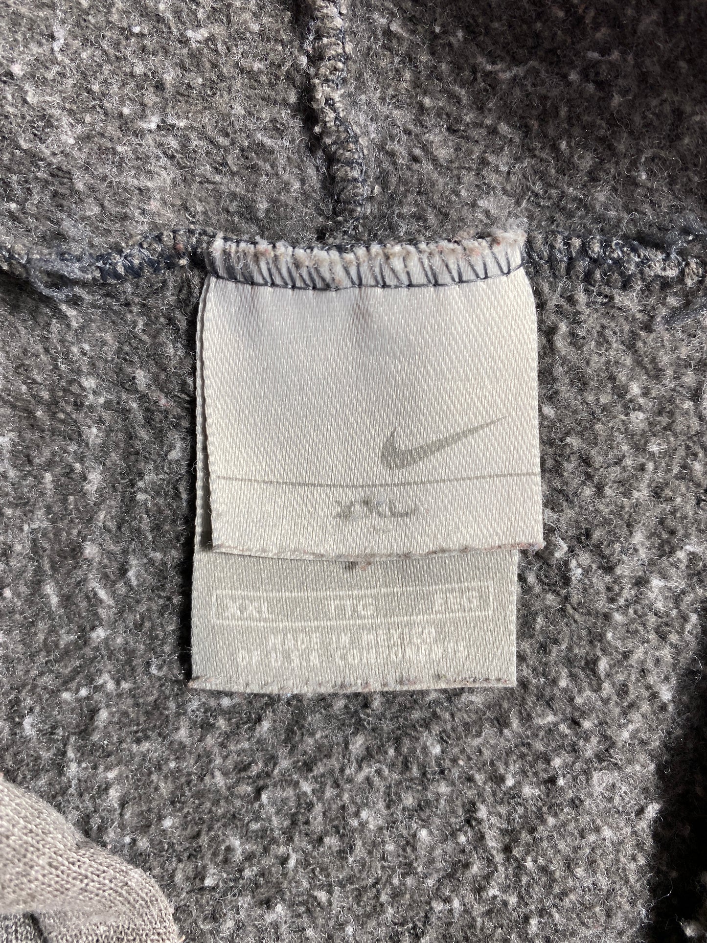 90's NIKE CENTER SWOOSH Size XXL Vintage Hoodie Sweat-shirt / A6069