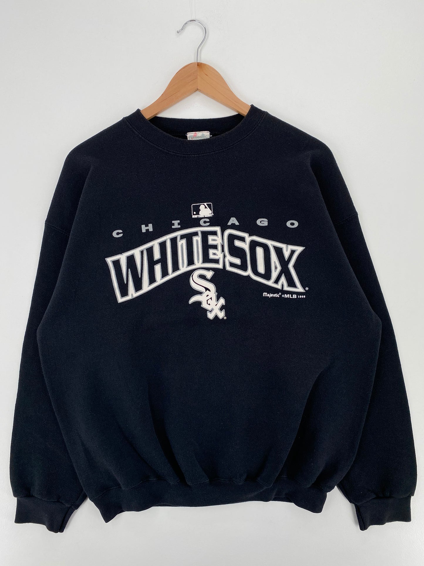 1998 CHICAGO WHITE SOX Made in USA Size XL Vintage MLB Sweat shirt / A1742